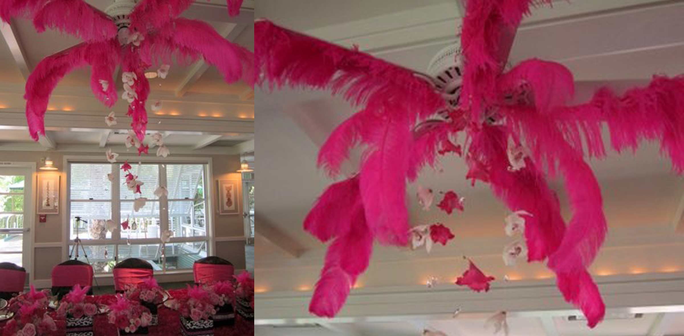 Flamingo Birthday Party, pink floral design, San Diego,