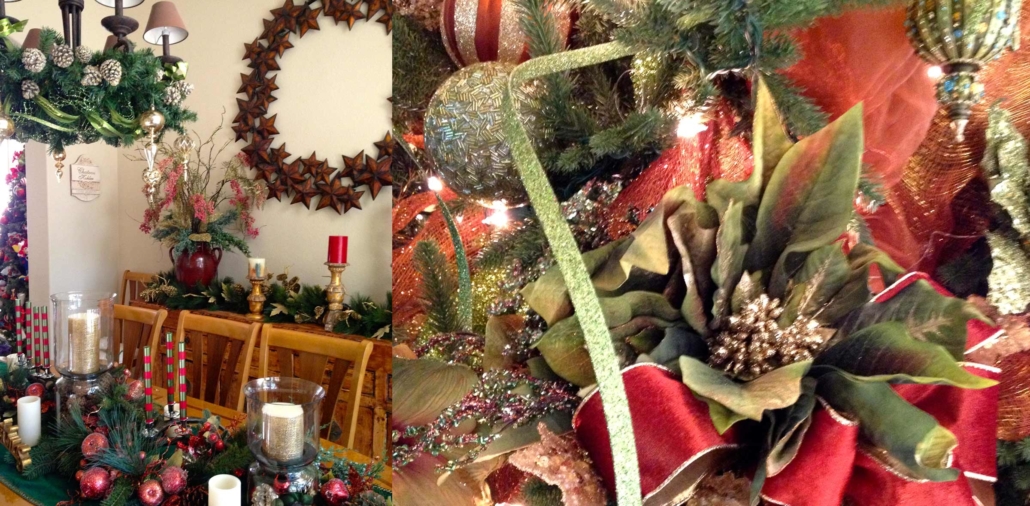 Christmas Decorations San Diego, Red and green holiday ideas,