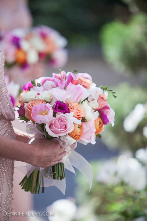 Prado wedding san diego, magenta wedding bouquet,