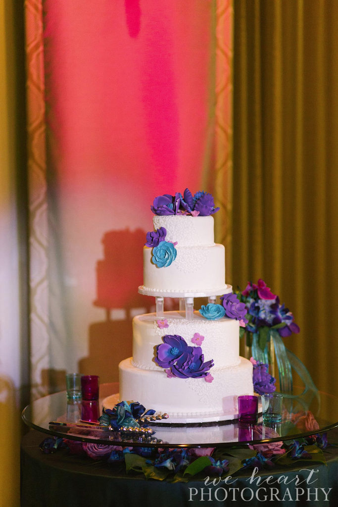 Paradise Point Resort venue, Purple and White wedding flowers, San Diego navy wedding ideas