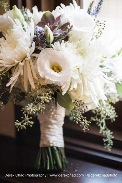 San Diego wedding flowers, Purple and White floral, La Valencia venue