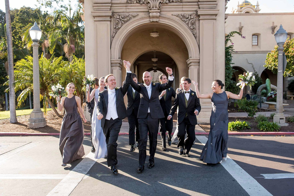 San Diego Wedding Flowers, The Prado, Balboa Park, Pastel, Gay Wedding Flowers