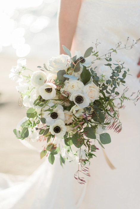 Beach Bouquet Wedding Closeup