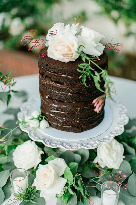 Beach Cake Chocolate White Flower