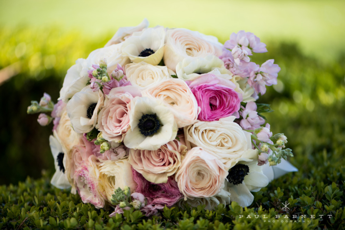 Wedding Pink White Bouquet Bridal