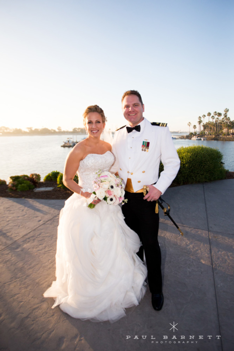 Bride and Groom Bouquet Military